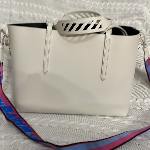 Off-White tote bag with long strap - Picture 3 of 6